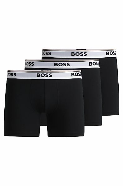 BOSS Langer Boxer Brief 3 PACK mit farblich passendem Webbund günstig online kaufen