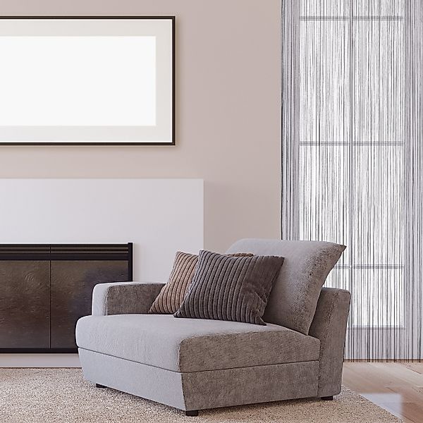 relaxdays Fadenvorhang schwarz, 1er Pack 90x245cm günstig online kaufen