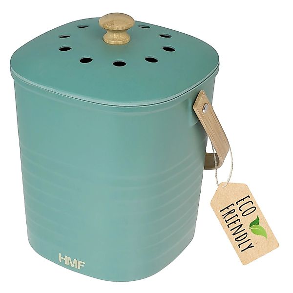 HMF 3780-3L-06 Biomülleimer Küche Geruchsdichter Komposteimer mit Deckel 3 günstig online kaufen