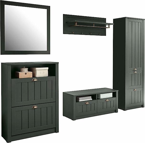 Home affaire Garderoben-Set "ASCOT" Set, 5 Stk. tlg. günstig online kaufen
