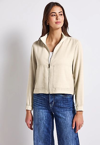 STREET ONE Kurzjacke, ohne Kapuze, aus elastischem Materialmix günstig online kaufen