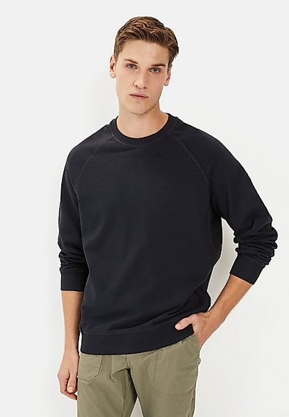 camel active Sweatshirt aus reiner Baumwolle Langarm Rundhals günstig online kaufen
