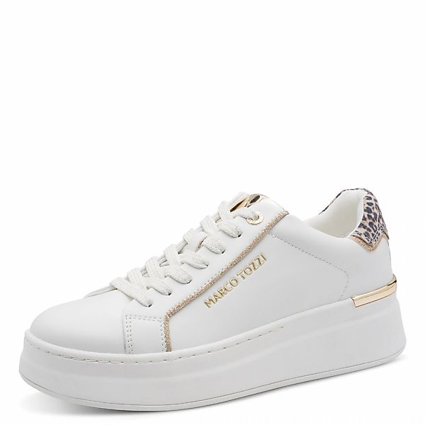 MARCO TOZZI Plateausneaker Freizeitschuh, Halbschuh, Schnürschuh mit Kontra günstig online kaufen