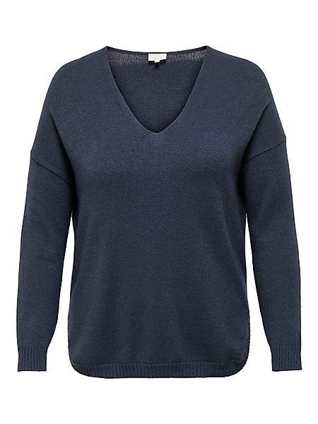 ONLY CARMAKOMA V-Ausschnitt-Pullover CARMARGARETA LS PULLOVER günstig online kaufen