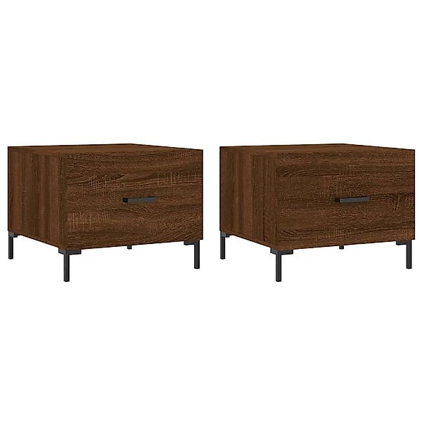 vidaXL Couchtisch Couchtische 2 Stk. Braun günstig online kaufen
