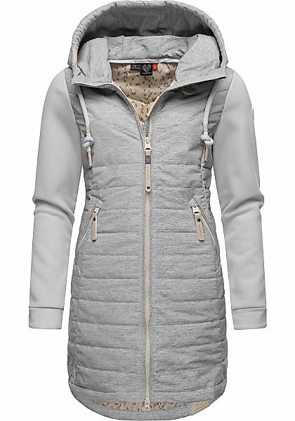 Ragwear Steppmantel "Lucinda Long" Mantel aus modernem Materialmix mit Kapu günstig online kaufen