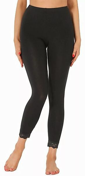 Merry Style Leggings Damen 7/8 Hose mit Spitze MS10-342 (1-tlg) aus Viskose günstig online kaufen