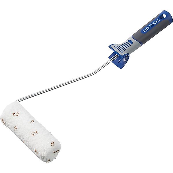 LUX-TOOLS Lasurroller 12 cm Mikrofaser Braun-Getupft günstig online kaufen