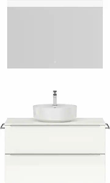 nobilia® Badmöbel-Set »Alvene« vormontiert, mit Soft-Close, 2 Stk. tlg. günstig online kaufen