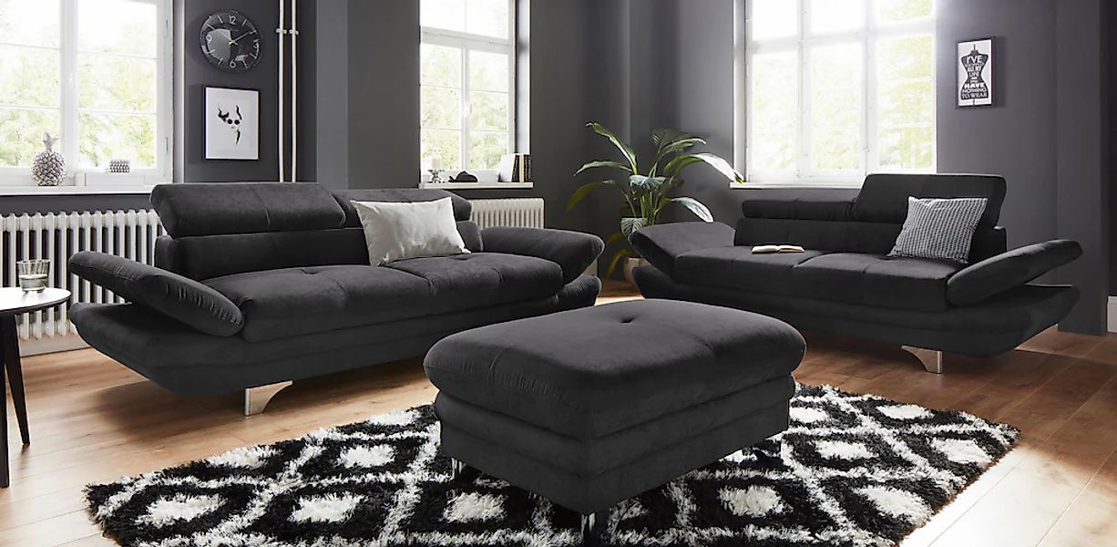 COTTA Polstergarnitur »Enterprise«, (Set), Set: bestehend aus Ecksofa und H günstig online kaufen