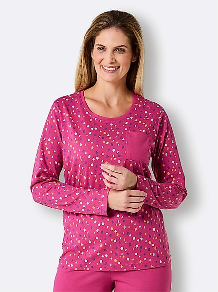 wäschepur Langarmshirt "Schlafanzug-Shirt", (1 tlg.) günstig online kaufen