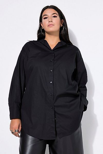 Studio Untold Hemdbluse Bluse oversized Rücken-Knopfleiste Langarm günstig online kaufen