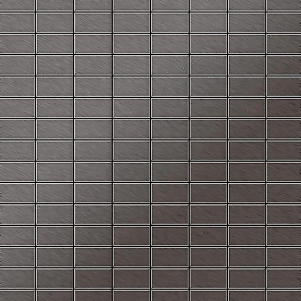 ALLOY Mosaik Fliese Massiv Metall Titan Gebürstet Dunkelgrau 1,6mm Bauhaus- günstig online kaufen