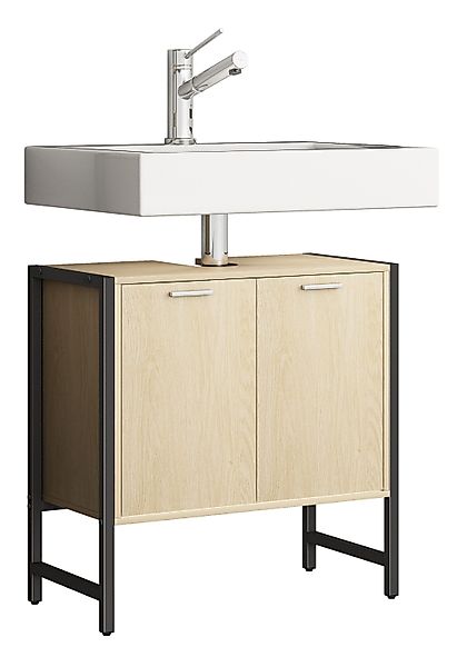 VCM Waschbeckenunterschrank Holz Badmöbel Badunterschrank Edino günstig online kaufen