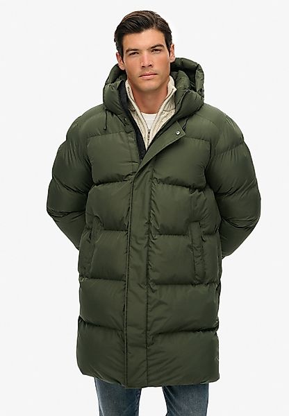Superdry Steppjacke "HOODED SPORTS PUFFER MID JKT" mit Kapuze günstig online kaufen