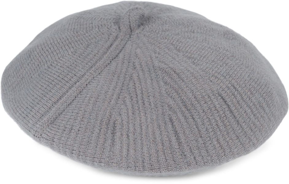 styleBREAKER Baskenmütze Feinstrick Baskenmütze mit Streifen günstig online kaufen