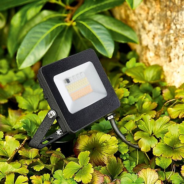 HEITRONIC LED Gartenstrahler "Kingston" LED-Board Warmweiß LED-Flutlicht,Er günstig online kaufen
