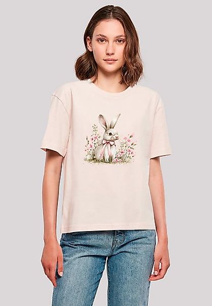 F4NT4STIC T-Shirt Niedlicher Osterhase mit Blumen Premium Qualität günstig online kaufen