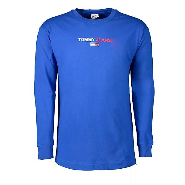 Tommy Jeans Contraslinear Langarm-t-shirt S Providence Blue günstig online kaufen