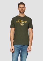 s.Oliver T-Shirt mit Logo-Print Rundhals, kurzarm günstig online kaufen