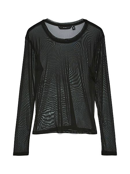 Vero Moda Langarmshirt "VMLOVA LS MESH TOP JRS NOOS" günstig online kaufen