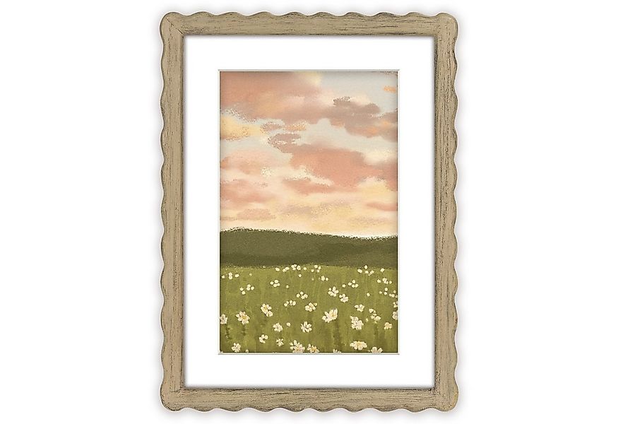 matches21 HOME & HOBBY Bilderrahmen Bilderrahmen 20 x 30 cm Wellenförmiger günstig online kaufen