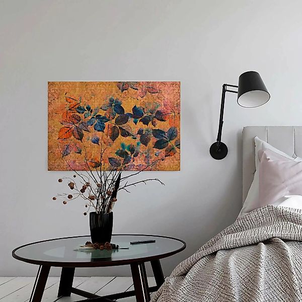 A.S. Création Leinwandbild "indian summer", Kunst-Blumen-Kinder, (1 St.), K günstig online kaufen