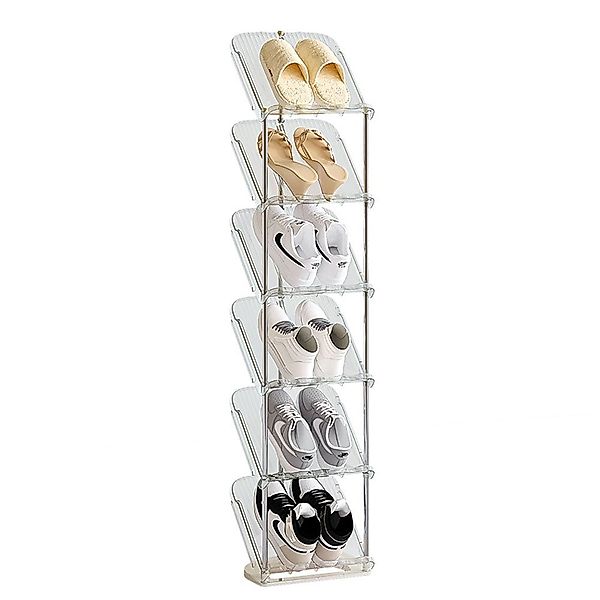 NUODWELL Schuhregal Schuhregal Schmal, Platzsparend Schräg günstig online kaufen
