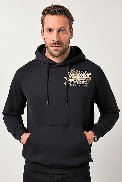 JP1880 Sweatshirt JP1880 Hoodie Brustprint Kapuze Kängurutasche günstig online kaufen