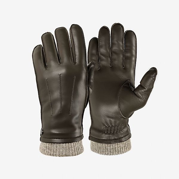 PEARLWOOD Lederhandschuhe "JACKSON", Strickbündchen, dekorative Ziernähte, günstig online kaufen
