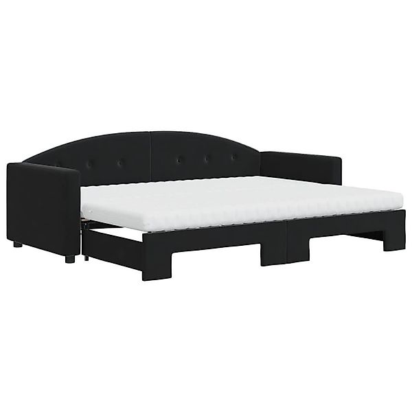 vidaXL Bett Tagesbett Ausziehbar mit Matratzen günstig online kaufen