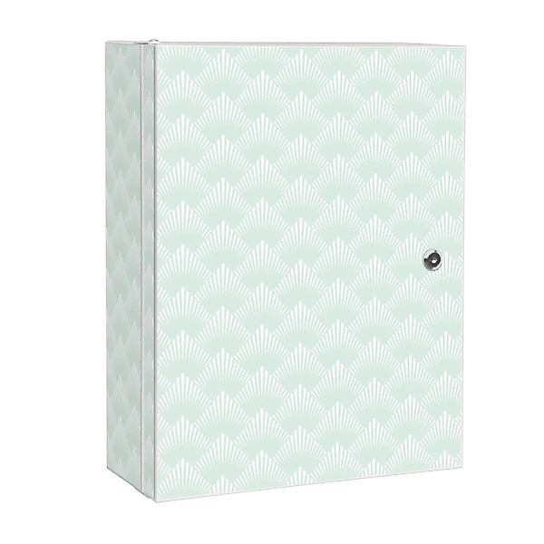 Banjado XXL Medizinschrank Abschliessbar 35x46x15cm Arzneischrank Weiß Aus günstig online kaufen