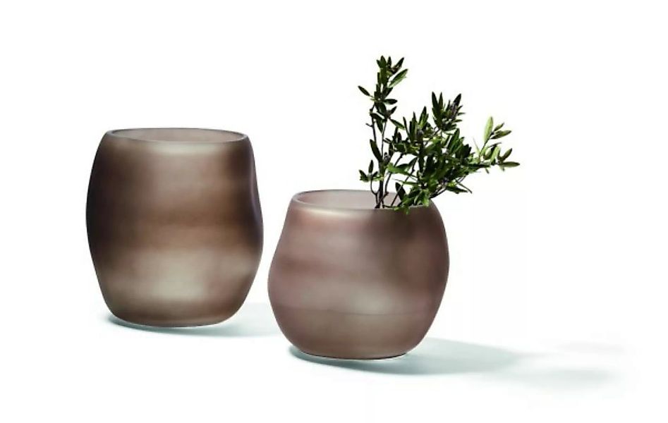 Bauchige Vase Organic M - Höhe 20 cm, Breite 15 cm günstig online kaufen