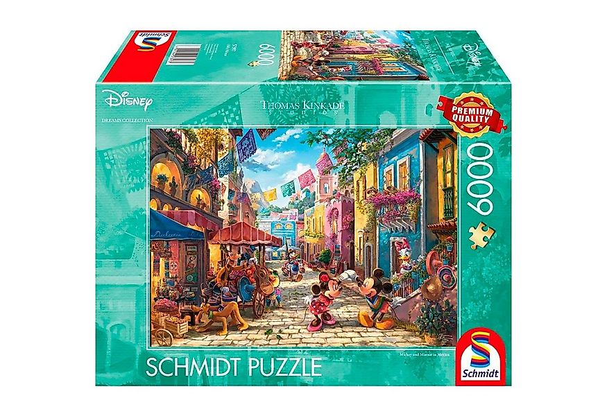 Schmidt Spiele Puzzle Schmidt Spiele Disney, Mickey & Minnie in Mexico, 600 günstig online kaufen