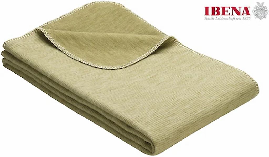 IBENA Wohndecke »Wohndecke Lausanne«, in schlichtem Melange-Look günstig online kaufen