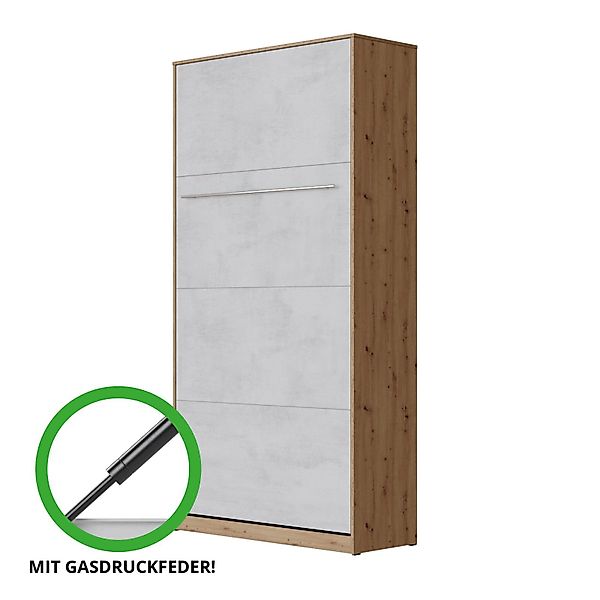 SMARTBett Schrankbett SMARTBett Standard 90x200 Vertikal/Hoch günstig online kaufen