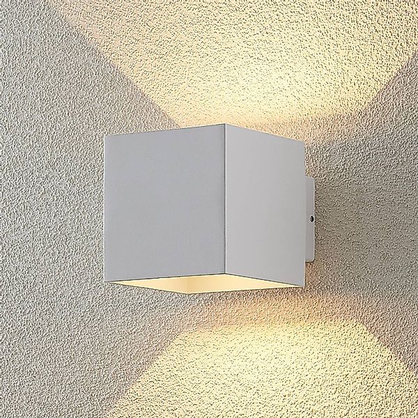 ELC Esani LED-Außenwandlampe, weiß günstig online kaufen