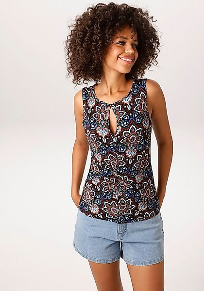 Aniston CASUAL Tanktop mit fantasievollem Paisley-Muster - NEUE KOLLEKTION günstig online kaufen