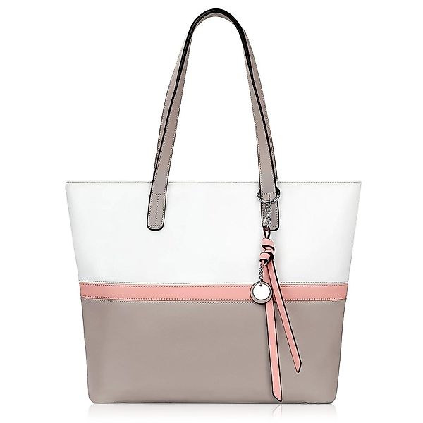 Fassiona Schultertasche Handtasche Damen Shopper Groß günstig online kaufen