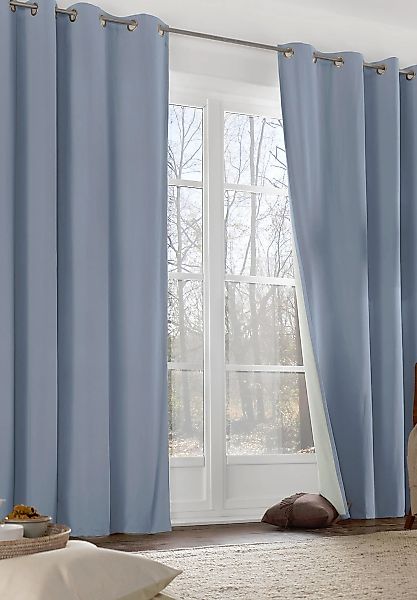 Wirth Vorhang "Neveres" Ösen 1 Stk. tlg. günstig online kaufen