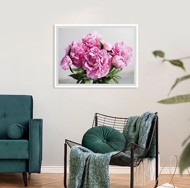 queence Bild "Linn", Blumen, gerahmt, Rosen günstig online kaufen