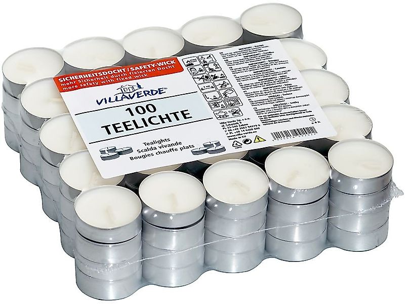 Villa Verde Teelicht Villa Verde Teelichter weiß, Höhe: 1,4 cm, Ø 3,7 günstig online kaufen