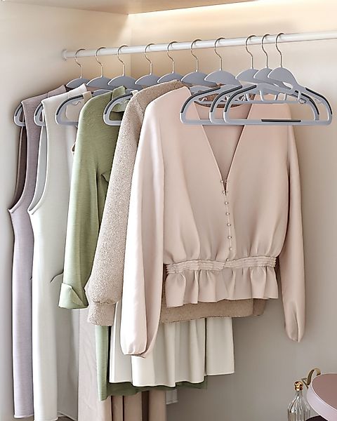 SONGMICS Kleiderbügel Kunststoff, (20-tlg), 20 Stück, günstig online kaufen