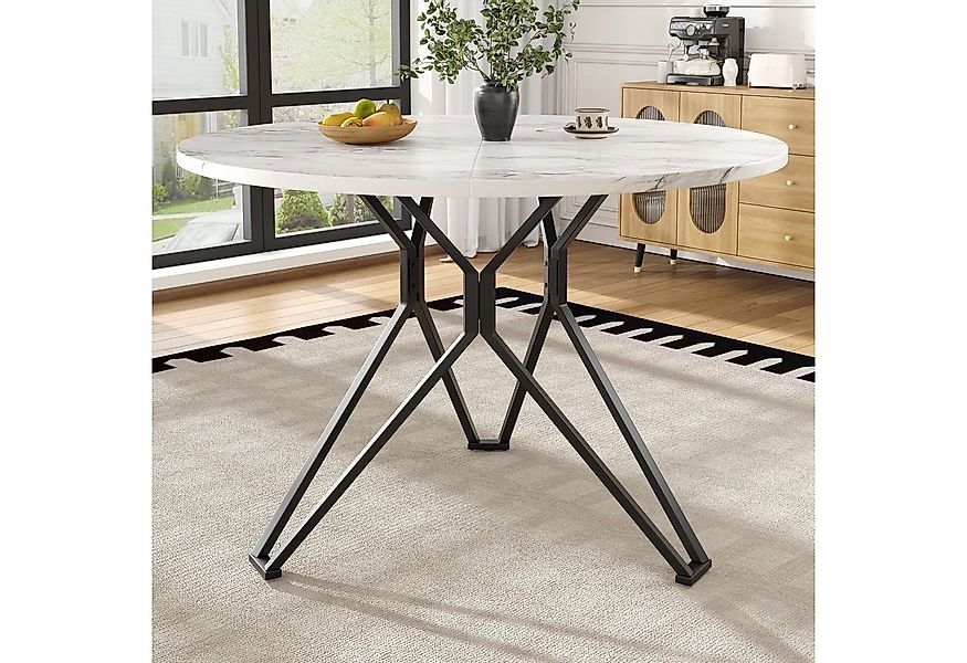 Flieks Esstisch (100x76 cm, 1-St., 1 Tisch), runder Küchentisch, Tischplatt günstig online kaufen