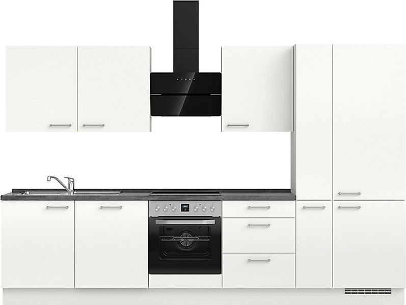 nobilia® Küchenzeile »"Laser II", Ausrichtung wählbar, Breite 330 cm« vormo günstig online kaufen