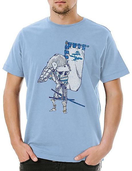 Urban Backwoods Print-Shirt Urban Backwoods Sugar Skull Samurai Herren T-Sh günstig online kaufen