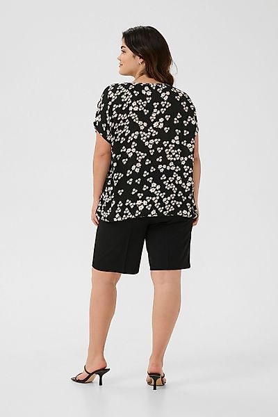 KAFFE Curve Kurzarmbluse Kurzarm-Bluse KCami Große günstig online kaufen