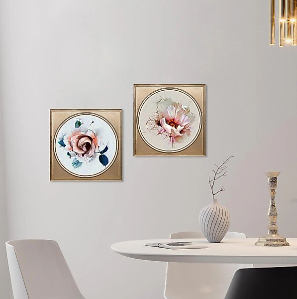 queence Acrylglasbild »Rose Pastell«, Blumen-Blumenbilder-Kunst-Pflanzen-Pf günstig online kaufen