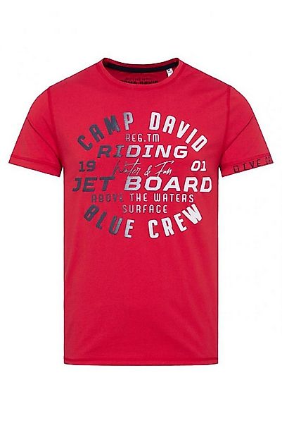 CAMP DAVID T-Shirt mit Gradient Puffprint günstig online kaufen