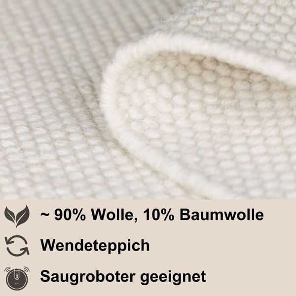 Myflair Möbel & Accessoires Wollteppich "WOOLY DREAM" rechteckig 10 mm Höhe günstig online kaufen